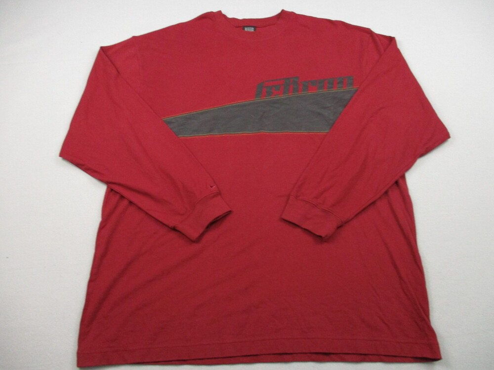 Vintage Nike Shirt Men XL Red LeBron James Lion Graphic Long Sleeve Basketball